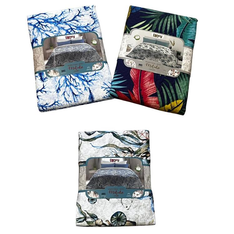 TRAPUNTINO MATRIMONIALE FANTASIA FRANCY HOME MELODIE - 2 PIAZZE FANCY HOME