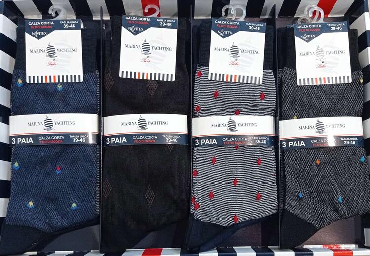 Short men's socks in stretch cotton Marina Yachting MF312 MARINA YACHTING