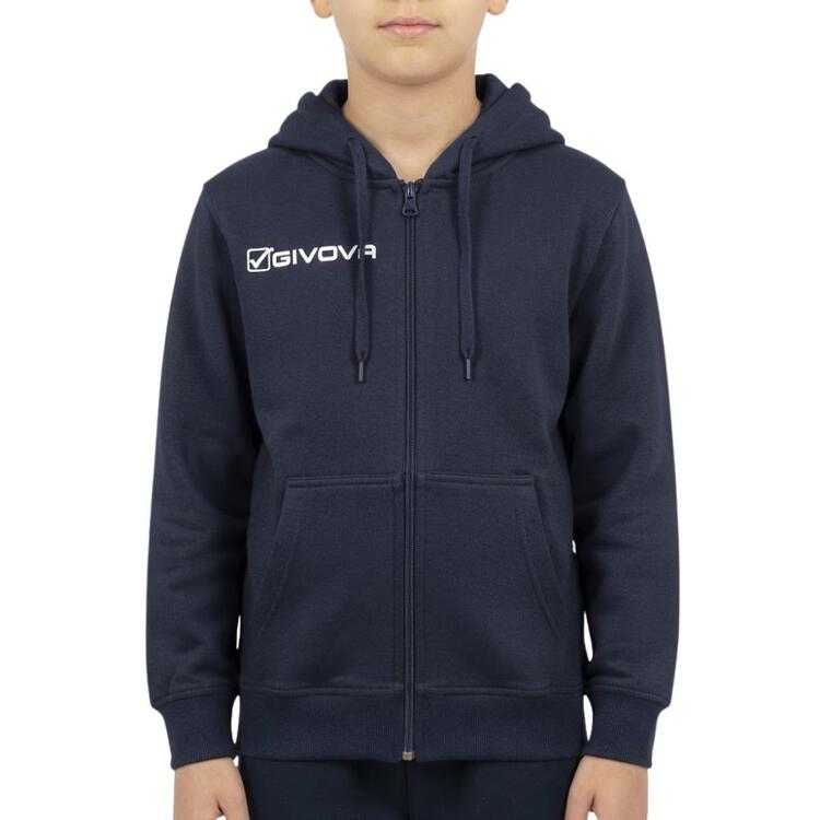 FELPA FULL ZIP TINTA UNITA RAGAZZO GIVOVA MFBG011J Givova