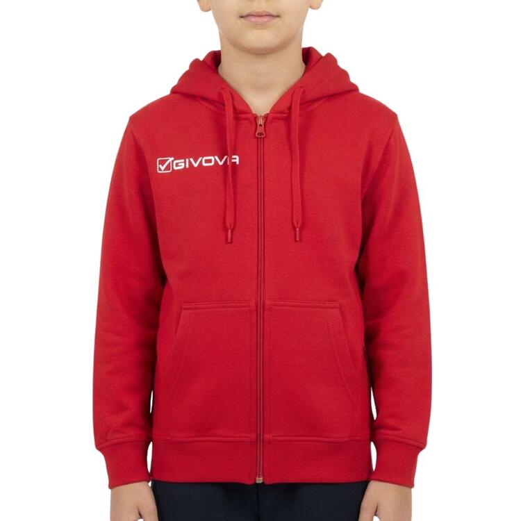 FELPA FULL ZIP TINTA UNITA RAGAZZO GIVOVA MFBG011J Givova