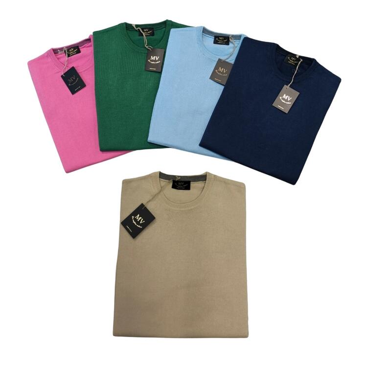 MAGLIONE UOMO PRIMAVERILE GIROCOLLO MV ELE80 MV