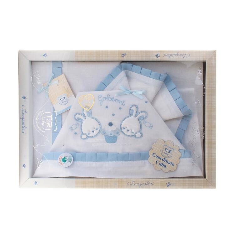 NEWBORN COTTON CRIB SHEETS T&R BABY 91 Nazareno Gabrielli