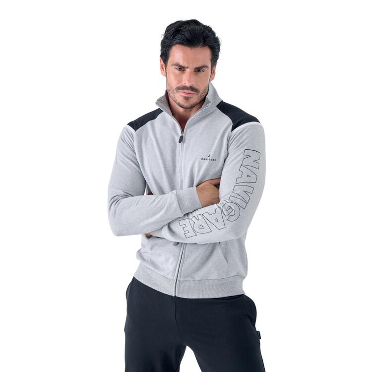 TUTA UOMO FULLZIP COTONE GARZATO NAVIGARE 29612 Navigare