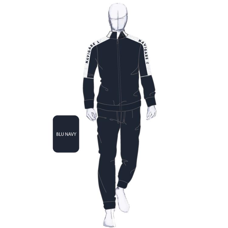 TUTA UOMO FULLZIP COTONE GARZATO NAVIGARE 29614 Navigare