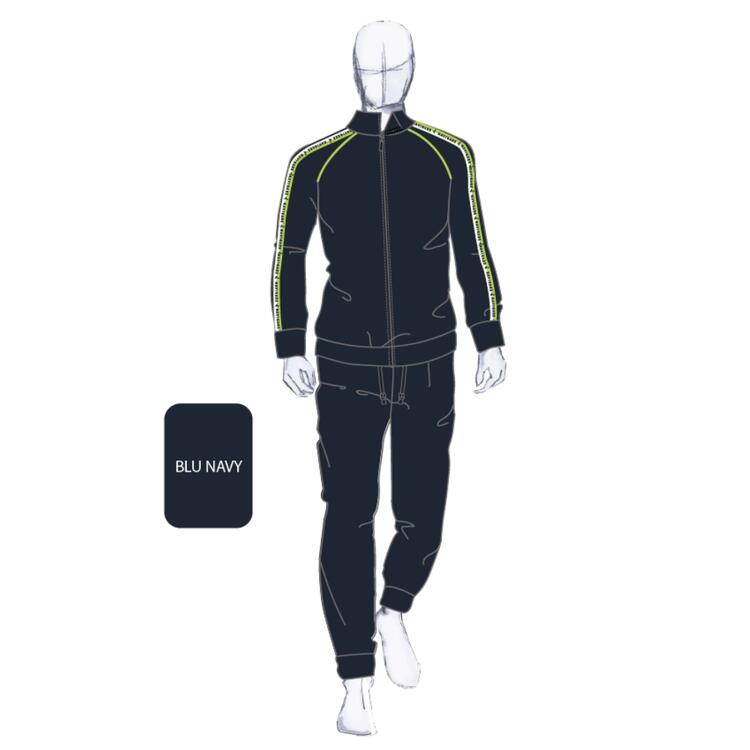 TUTA UOMO FULLZIP COTONE GARZATO NAVIGARE 29616 Navigare