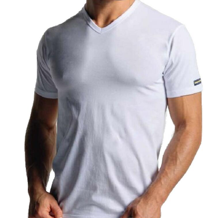 T-shirt uomo calibrata scollo v in cotone pettinato Navigare 512 XL tg.8-10 Navigare