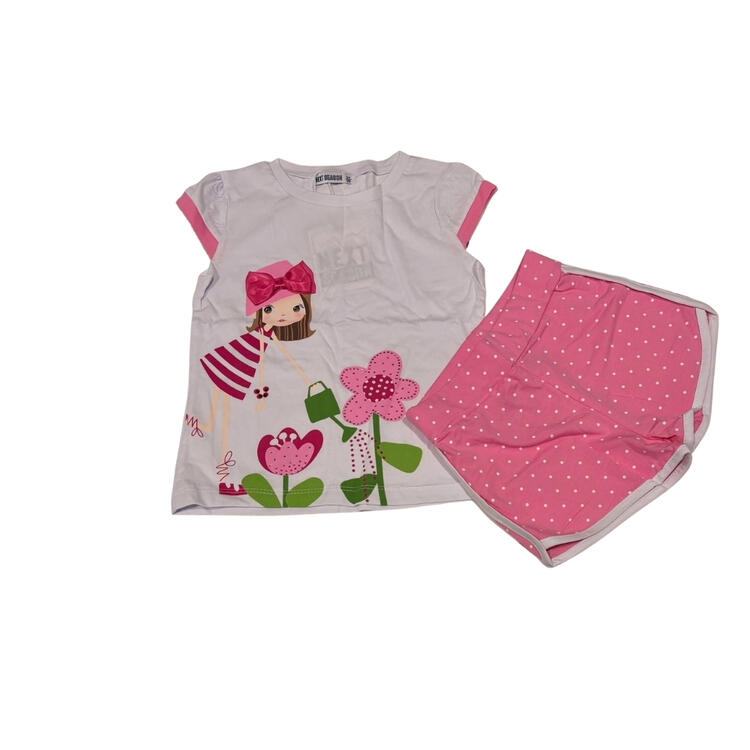 COMPLETO CORTO STAMPA BAMBINA NEXT SEASON 33318 (3-7 anni) NEXT SEASON