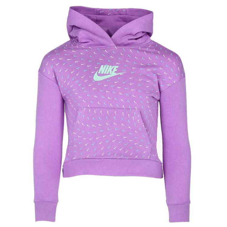 NIKE FELPA BAMBINA CON CAPPUCCIO 36J048 NIKE