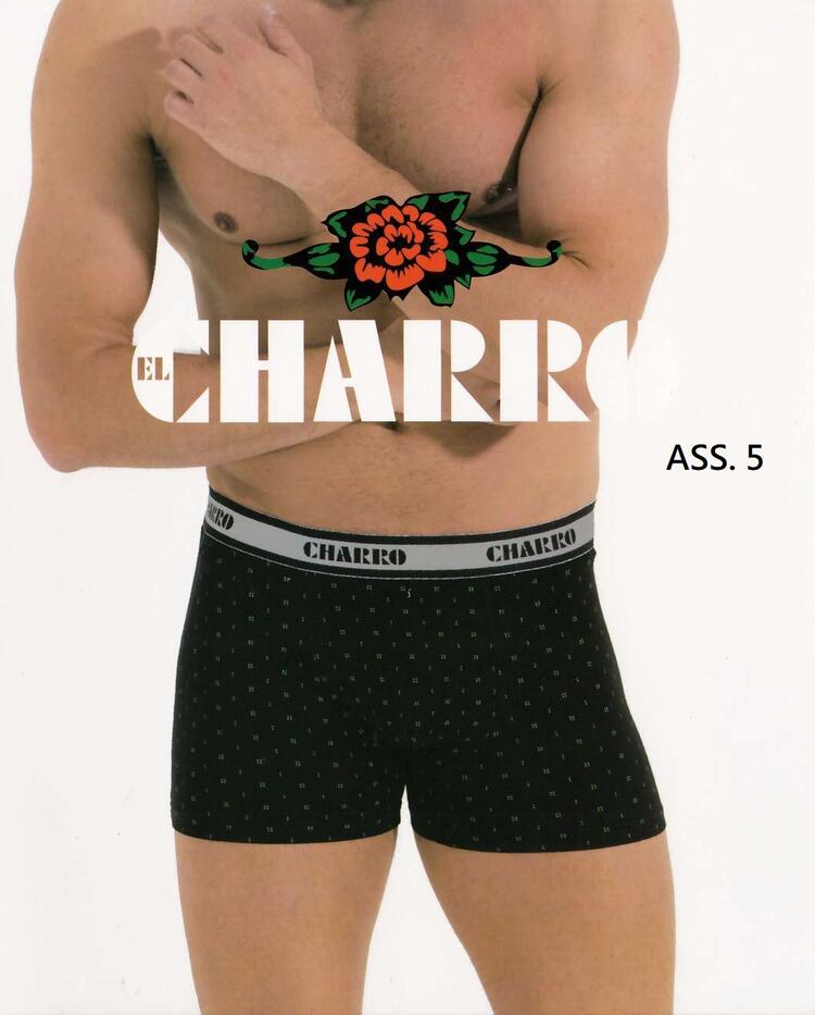 Boxer uomo in cotone elasticizzato El Charro Olimpo Ass.4 e Ass.5 CHARRO
