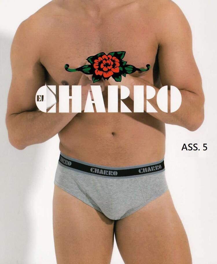 Slip uomo in cotone elasticizzato El Charro Olimpo Ass.4 e Ass.5 CHARRO
