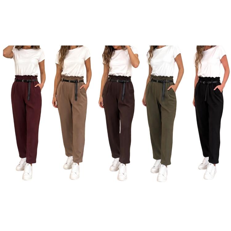 PANTALONE DONNA COULISSE FLORA P190 FLORA