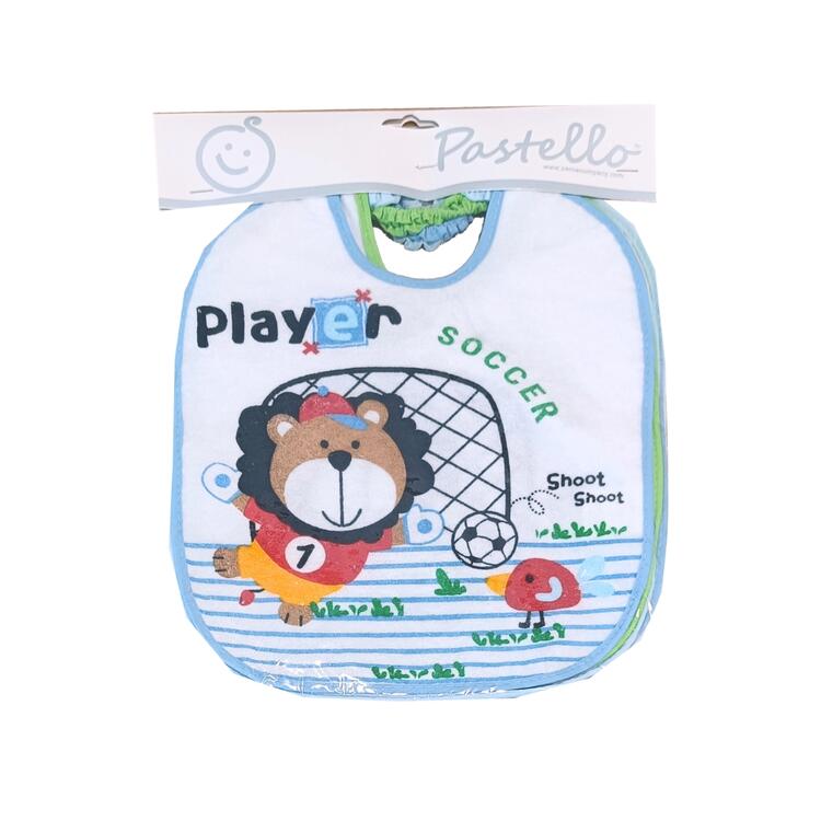 PASTEL PLASTICIZED SPONGE BIBS BAV9068 Pastello