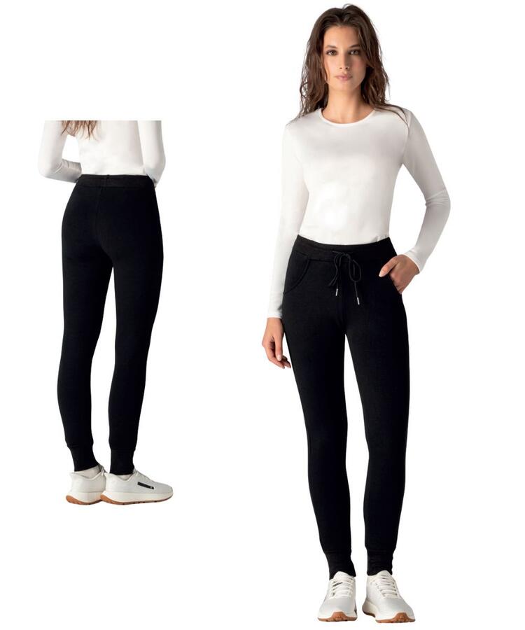 Leggings donna in jersey felpato Gladys PD0842 Gladys