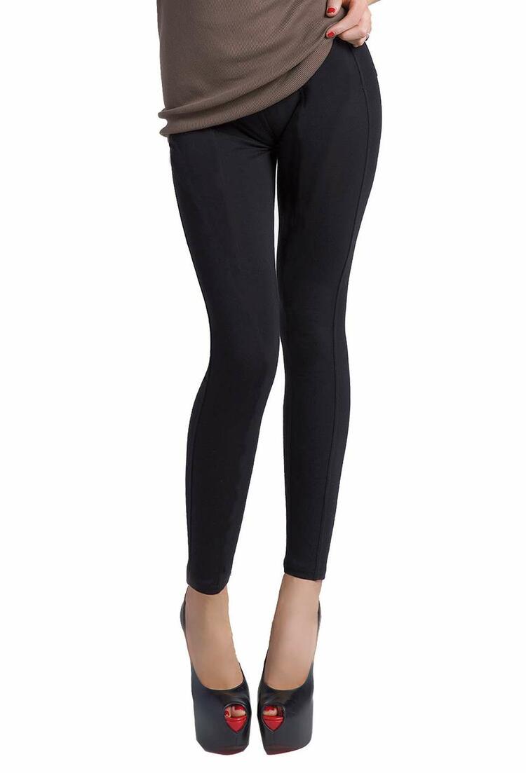 Leggings donna in caldo jersey felpato effetto orsetto Gladys PD0933 Gladys