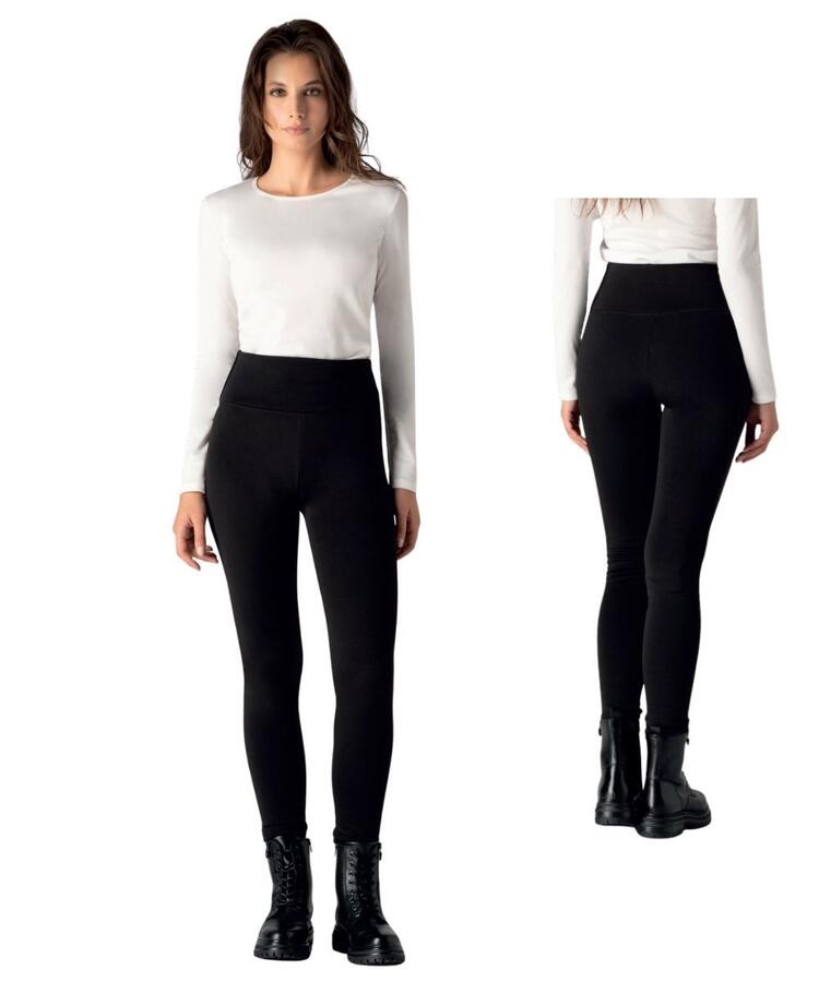 Leggings donna felpata pancia piatta Gladys PD0941 Gladys