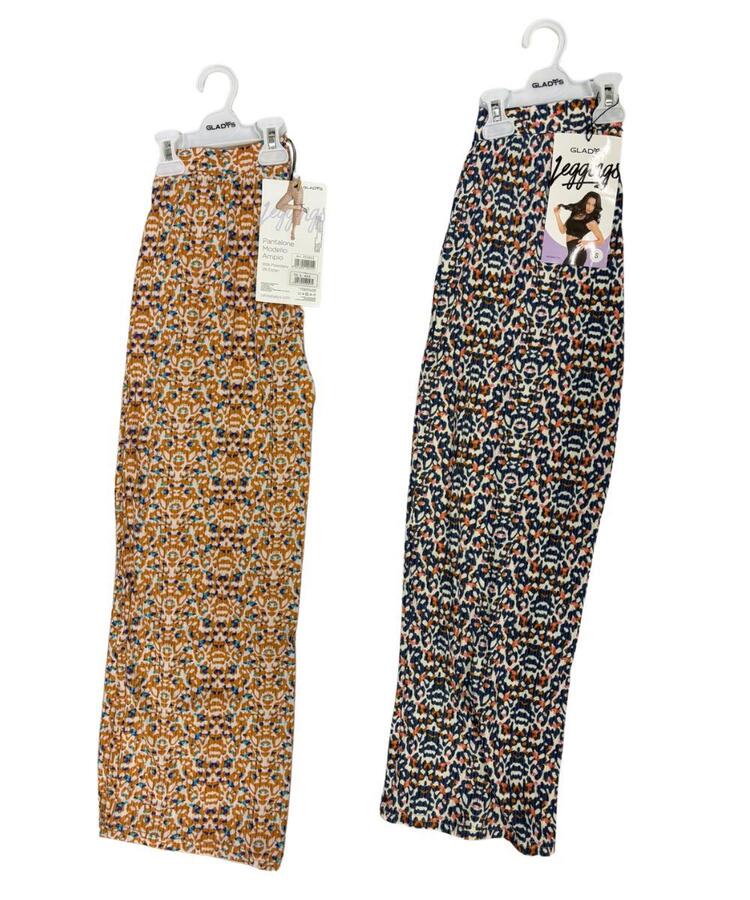 Pantalone palazzo donna in jersey di poliester Gladys PD1853 Gladys
