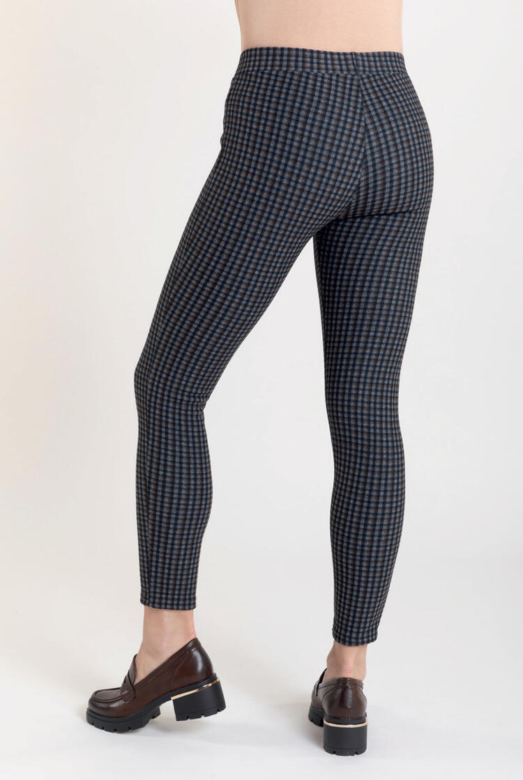 LEGGINGS FELPATO DONNA QUADRETTATO GLADYS PD1927 Gladys