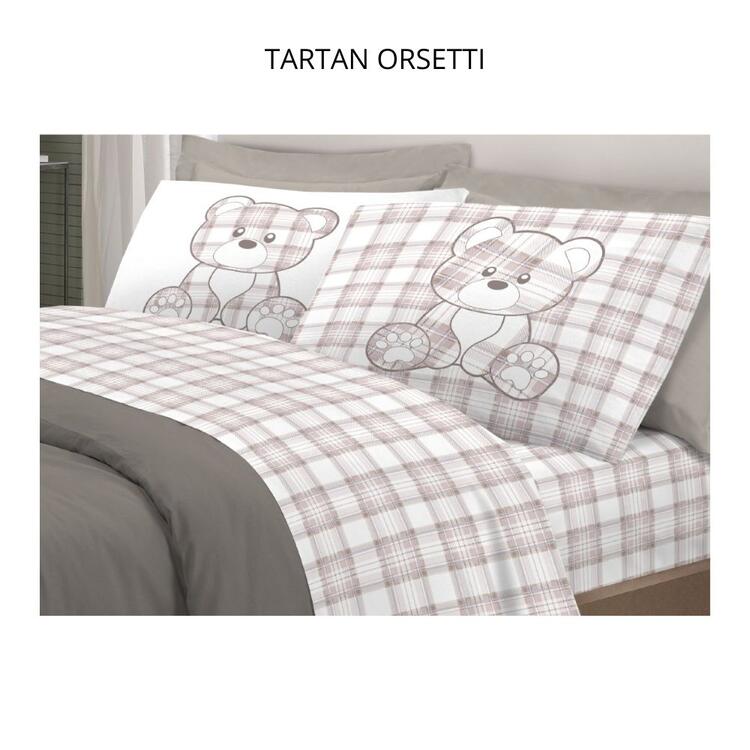 COMPLETO LETTO MATRIMONIALE DI COTONE LEGGERO PENSIERI DELICATI (2 PIAZZE)  PENSIERI DELICATI