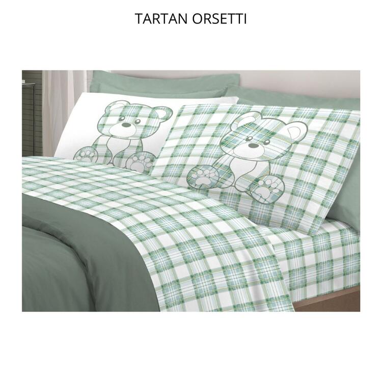 COMPLETO LETTO MATRIMONIALE DI COTONE LEGGERO PENSIERI DELICATI (2 PIAZZE)  PENSIERI DELICATI