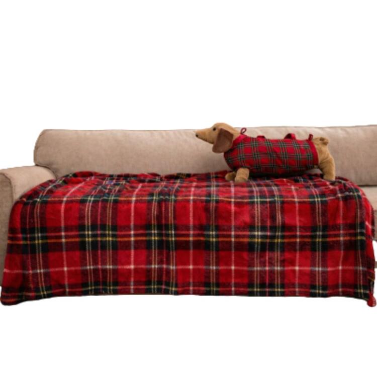 Plaid coral + borsa a forma di cane 26054 Preziosa