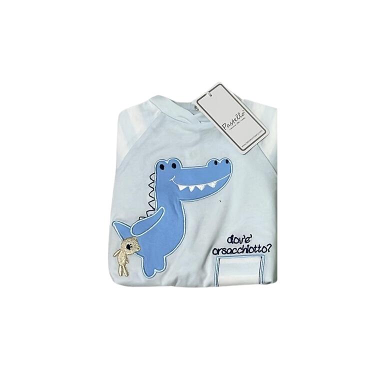 TUTINA NEONATO JERSEY COTONE PASTELLO TJ15AE2 1-12 MESI Pastello
