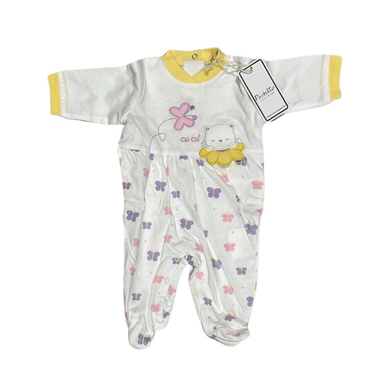 TUTINA NEONATA JERSEY COTONE PASTELLO TJ4AE 0-3 MESI Pastello