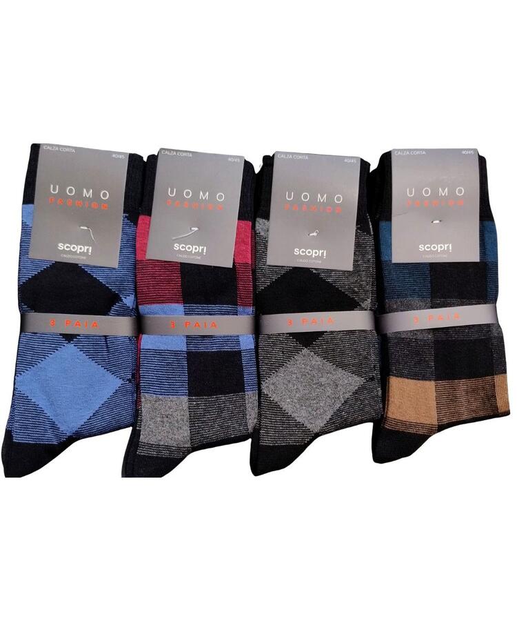 Calzino corto uomo in cotone caldo Scopri Prisco Perugia Scopri Calze