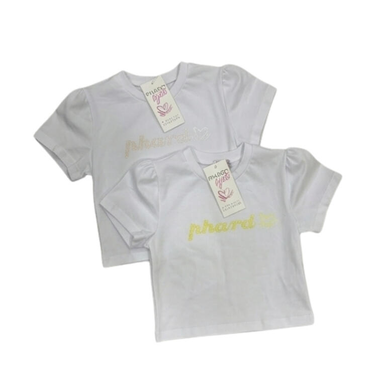 T-SHIRT BAMBINA PHARD PH3035 (6-12 anni) PHARD
