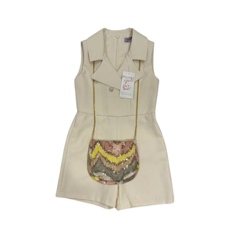 TUTA RAGAZZA SENZA MANICA CON BORSETTA PH3140 (8-14 anni) PHARD