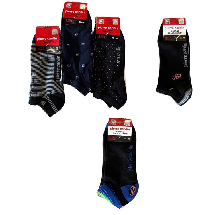 CALZINO PARISCARPA UNISEX FANTASIE ASSORTITE PIERRE CARDIN PC372-3-4-5-6-7 (5 PAIA) Pierre Cardin