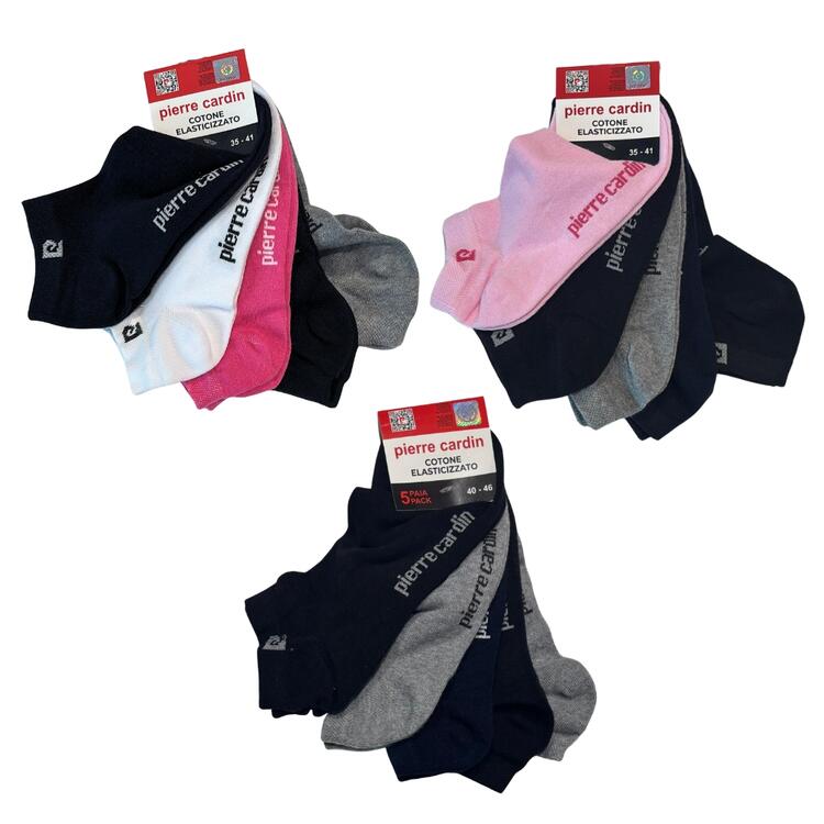CALZINO PARISCARPA UNISEX TINTA UNITA PIERRE CARDIN PC372 (5 PAIA) Pierre Cardin