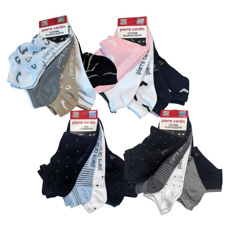 CALZINO PARISCARPA UNISEX FANTASIE MODA PIERRE CARDIN PC375 (5 PAIA) Pierre Cardin