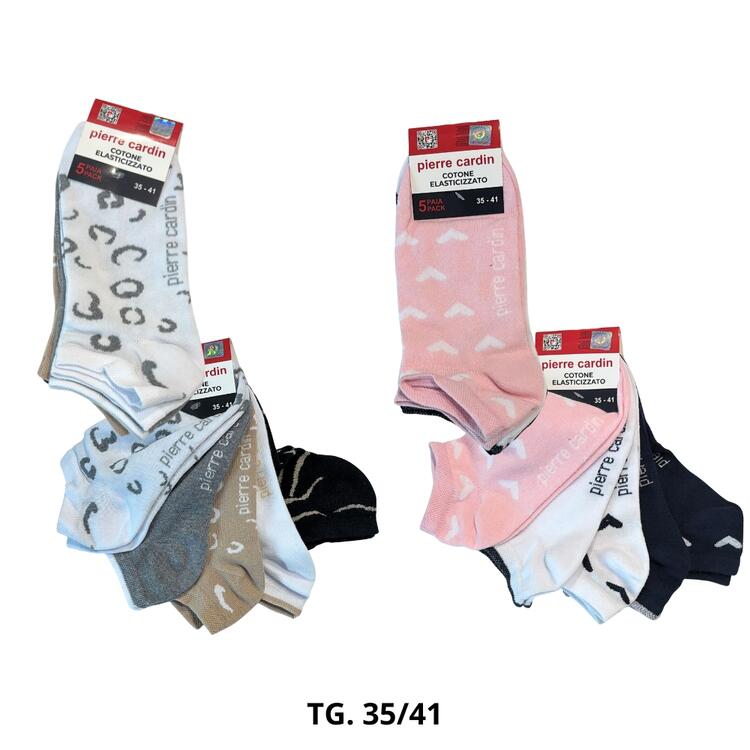 CALZINO PARISCARPA UNISEX FANTASIE MODA PIERRE CARDIN PC375 (5 PAIA) Pierre Cardin