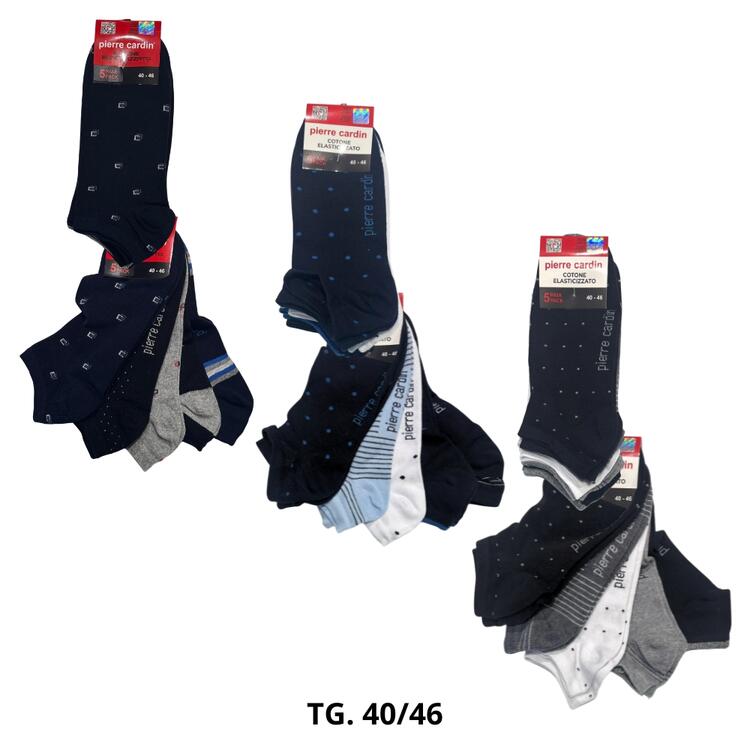 CALZINO PARISCARPA UNISEX FANTASIE MODA PIERRE CARDIN PC375 (5 PAIA) Pierre Cardin
