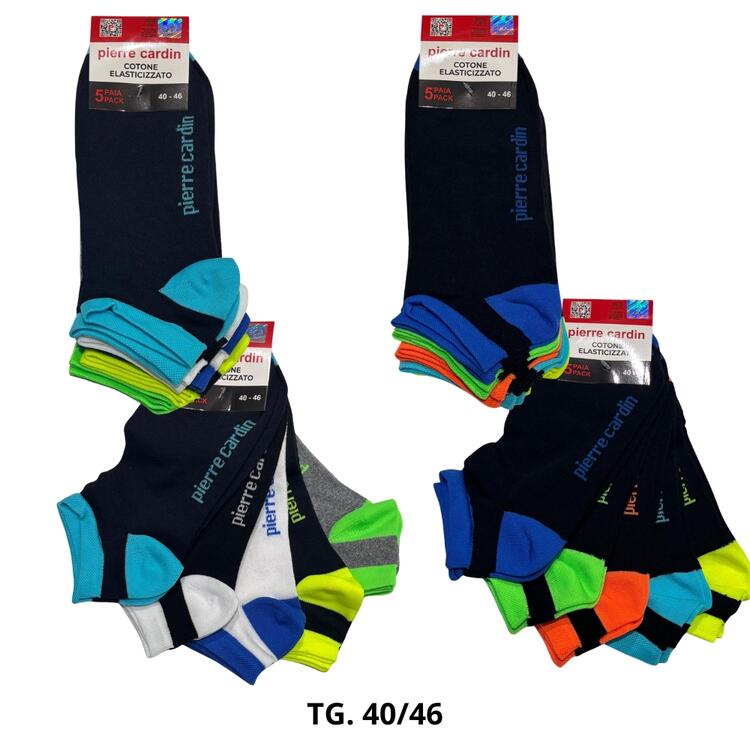 CALZINO PARISCARPA UNISEX FLUO PIERRE CARDIN PC376 (5 PAIA) Pierre Cardin