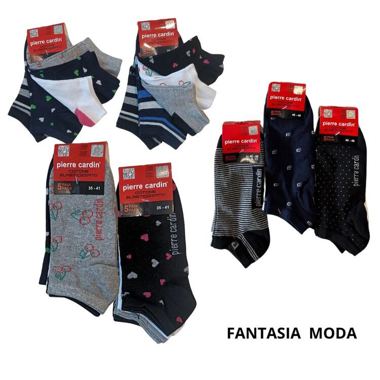 CALZINO PARISCARPA UNISEX FANTASIE ASSORTITE PIERRE CARDIN PC372-3-4-5-6-7 (5 PAIA) Pierre Cardin