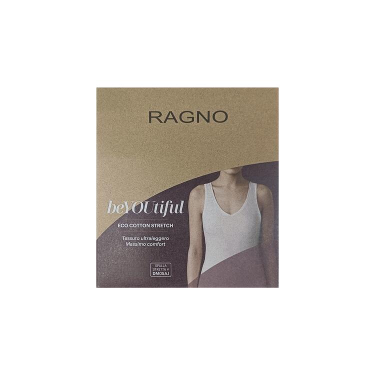 CANOTTIERA DONNA COTONE ELASTICIZZATO EXTRA FINE RAGNO DM05AJ RAGNO