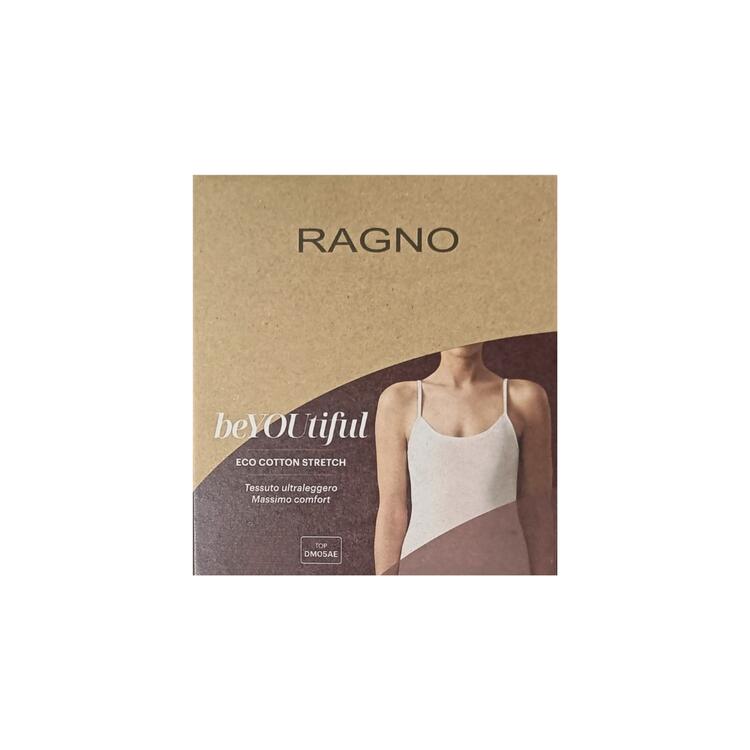 TOP DONNA SPALLINA COTONE ELASTICIZZATO EXTRA FINE RAGNO DM05AE RAGNO