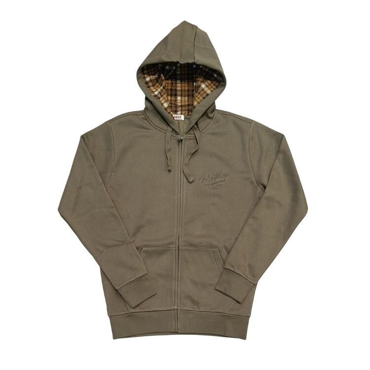 FELPA UOMO FULL ZIP CON CAPPUCCIO RIFLE RFF406 RIFLE
