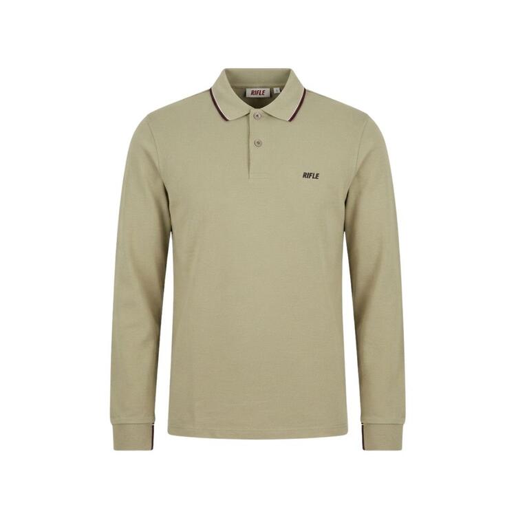 Polo uomo maniche lunghe in cotone Rifle RFP014 RIFLE