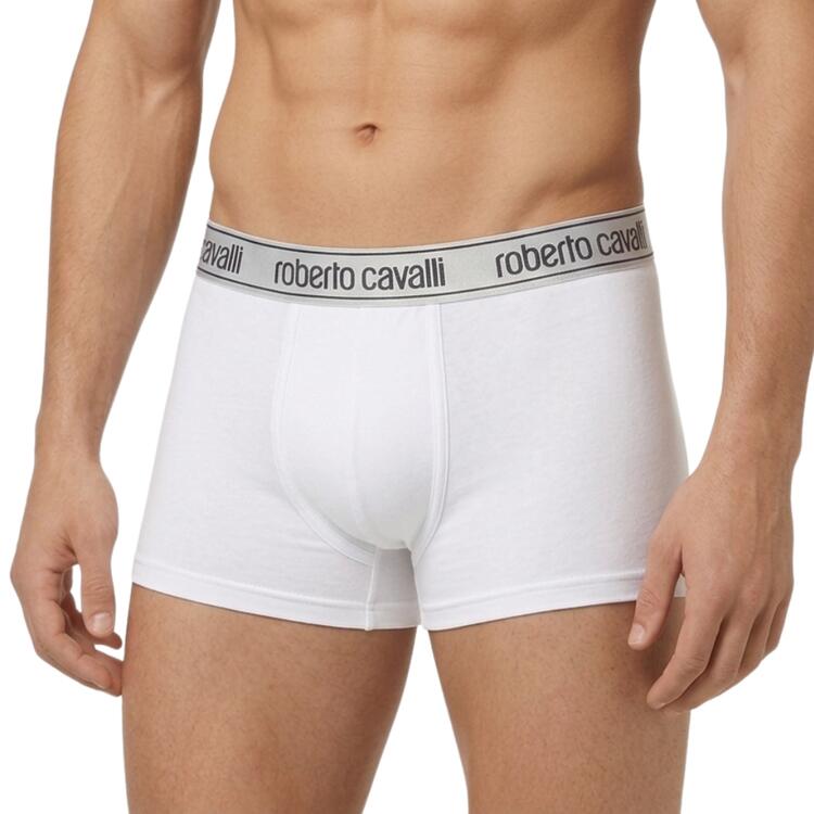 Boxer uomo in cotone elasticizzato Roberto Cavalli WSO00H CE001 (3 paia) ROBERTO CAVALLI
