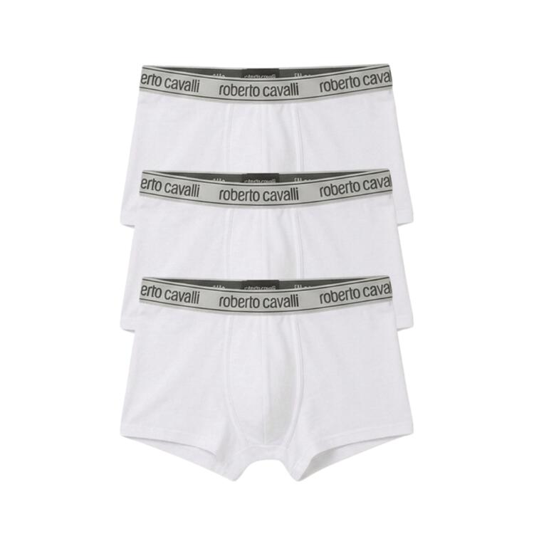 Boxer uomo in cotone elasticizzato Roberto Cavalli WSO00H CE001 (3 paia) ROBERTO CAVALLI