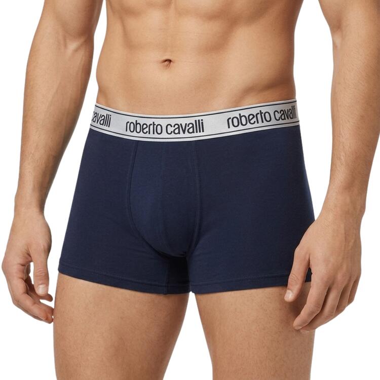 Boxer uomo in cotone elasticizzato Roberto Cavalli WSO00H CE001 (3 paia) ROBERTO CAVALLI