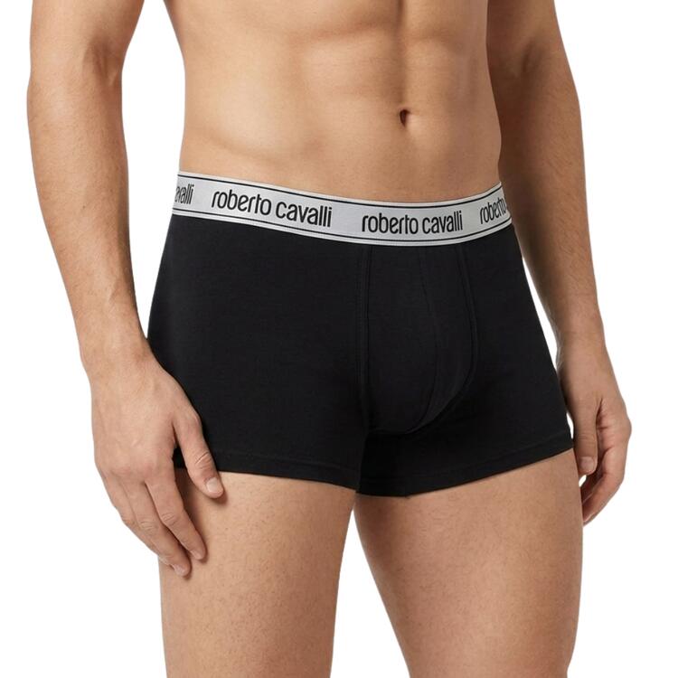 Boxer uomo in cotone elasticizzato Roberto Cavalli WSO00H CE001 (3 paia) ROBERTO CAVALLI