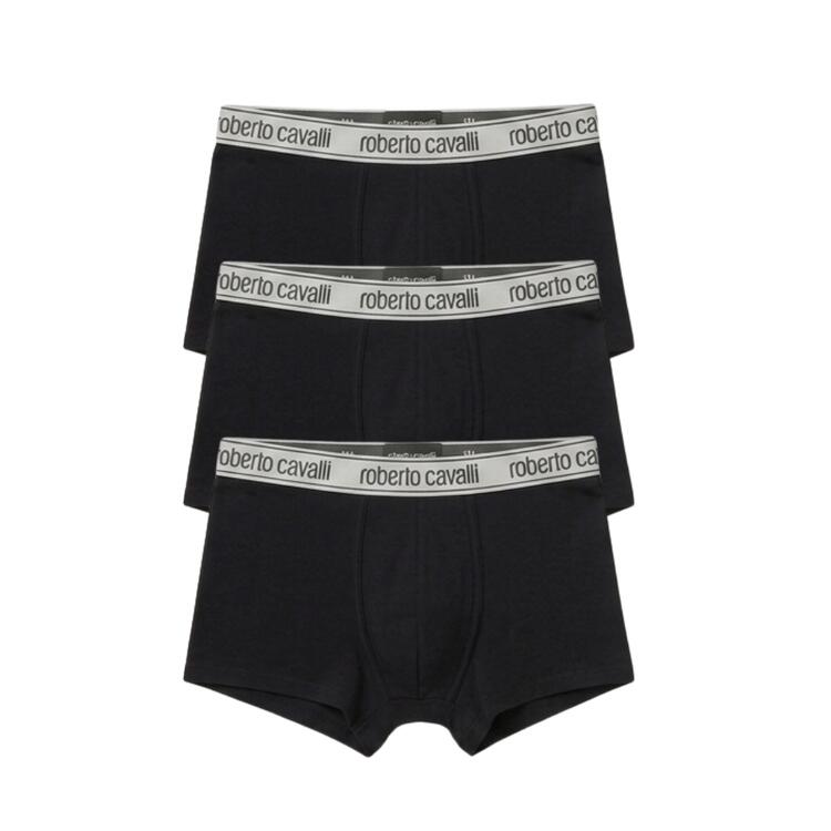 Boxer uomo in cotone elasticizzato Roberto Cavalli WSO00H CE001 (3 paia) ROBERTO CAVALLI