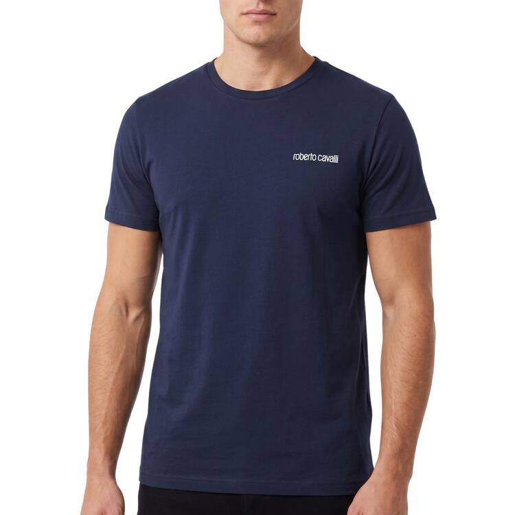 T-shirt uomo girocollo in cotone elasticizzato Roberto Cavalli WSO00E CE010 (2 capi) ROBERTO CAVALLI