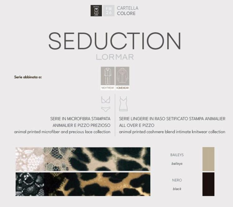 Coordinato con balconcino imbottito mousse e brasiliana Lormar Seduction SED54788 Lormar