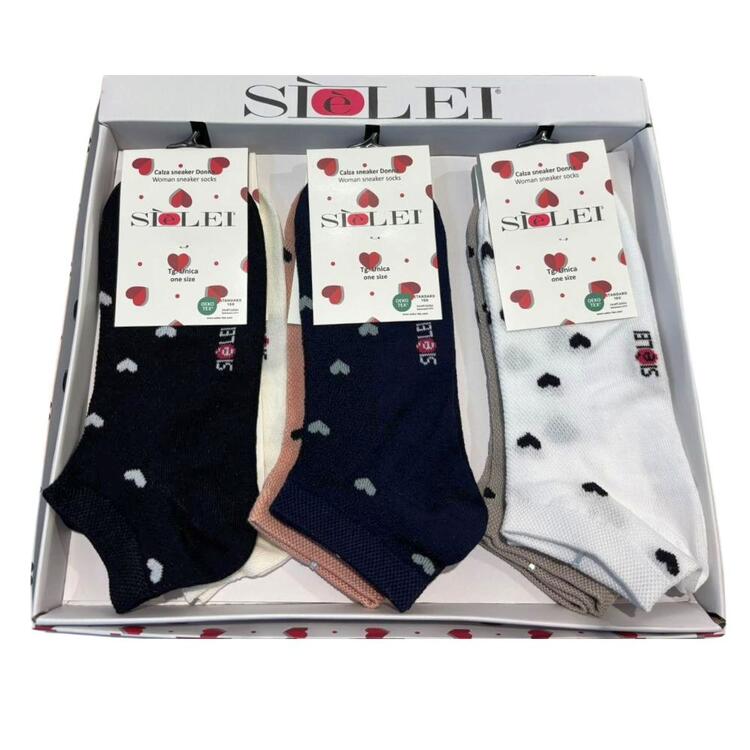 Salvapiede donna in cotone elasticizzato Sielei CU02 (1 PAIO) Sièlei