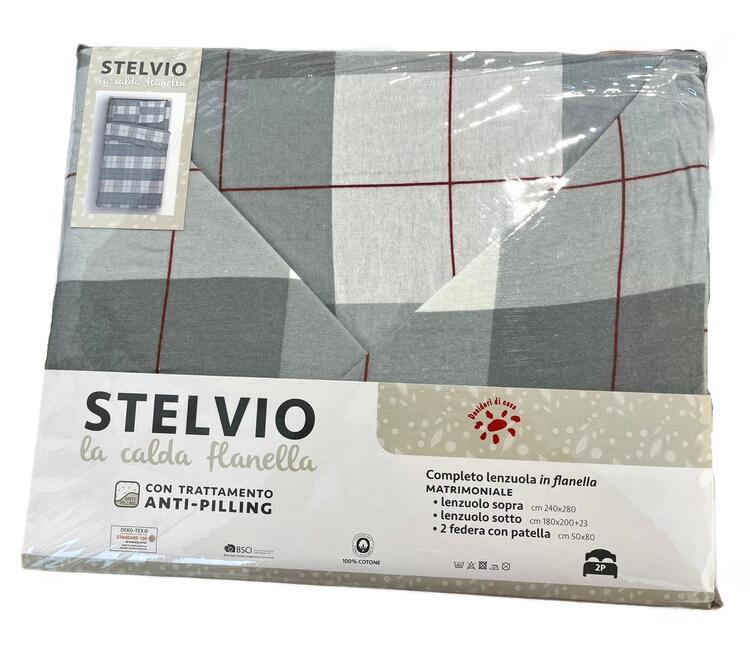 STELVIO DOUBLE FLANNEL BED SET DESIDERI DI CASA DESIDERI DI CASA