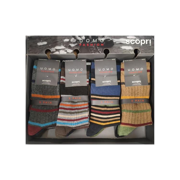 Calzettone lungo uomo in caldo cotone elasticizzato Scopri art. Mantova (tri-pack) Scopri Calze